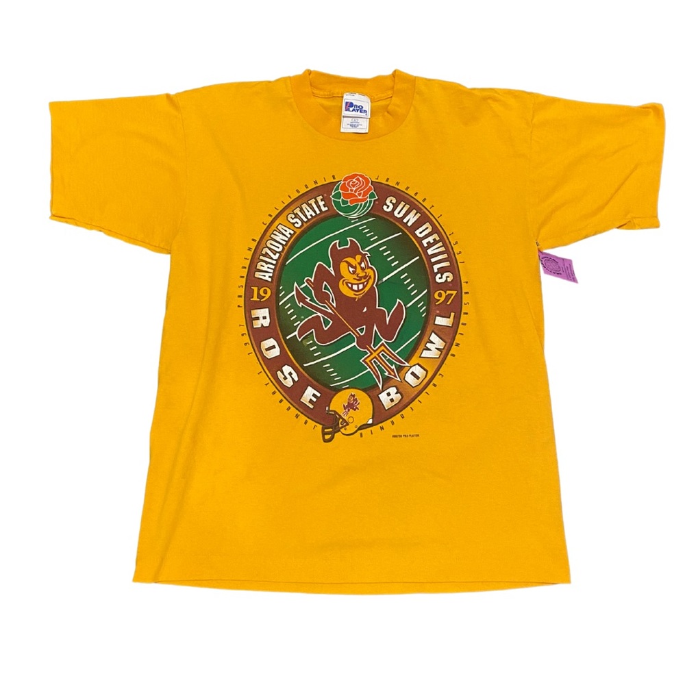 Pro player single stitch made in USA 1997 ASU rose bowl tee
